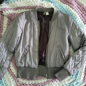 Purple Bomber Jacket